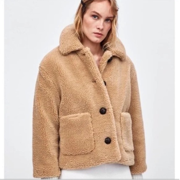 Philosophy Faux Shearling Sherpa Teddy Jacket Womens Size Small - Picture 2 of 14